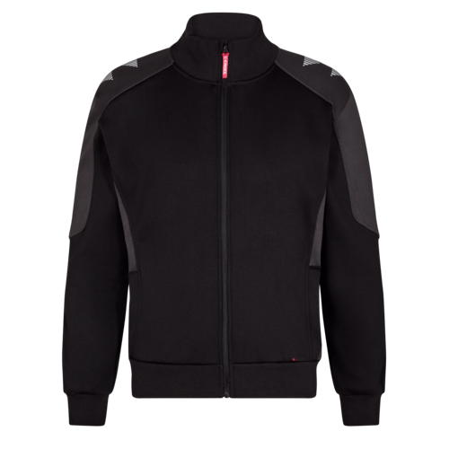 Cardigan 8830 Sort/Antrazitgrå, str. 2XL