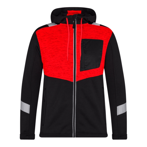 Cardigan 8870 Sort/Rød, str. XS