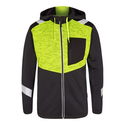 Cardigan 8870 Sort/Gul, str. 2XL