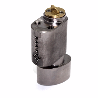 Cylinder oval m/vrider t/terrassedør