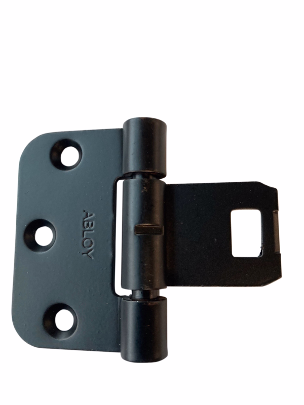 Hængsel indstik 6540KS sort, justerbar