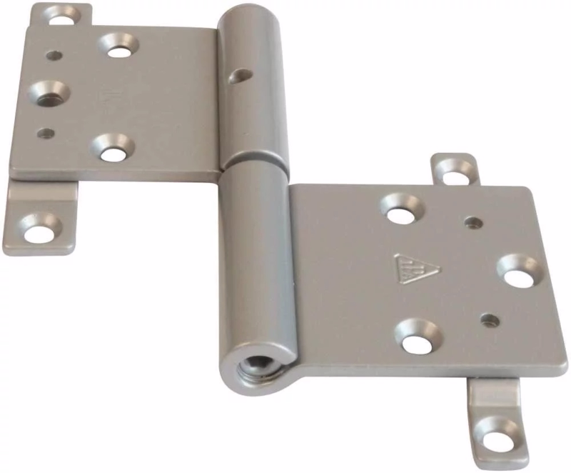 Dørhængsel grå 120x51,5mm H s.t. 11197 justerbar 12097