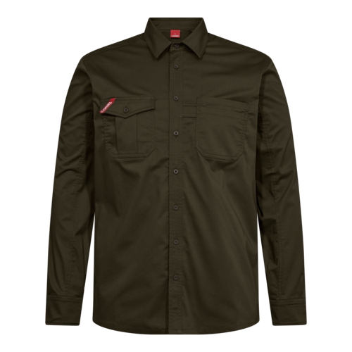 Skjorte L/Æ 7185 Forest Green, str. XS