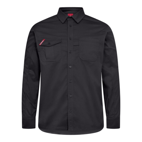 Skjorte L/Æ 7185 Antrazitgrå, str. 6XL