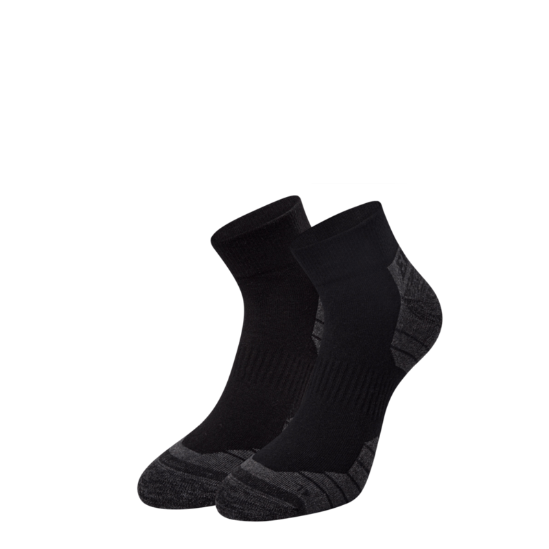 Strømper 3-pak 9109 Black/Dark Grey Melange, str. 44/46