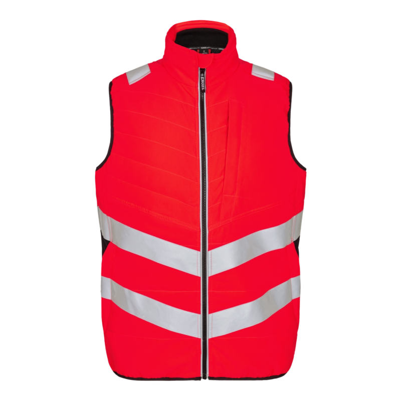Vest Hi-vis 5159 Rød/Sort, str. M