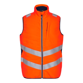 F. Engel - Vest Hi-vis 5159 Orange/Blue ink
