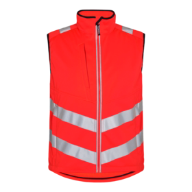 F. Engel - Softshell vest Hi-vis 5156 Rød