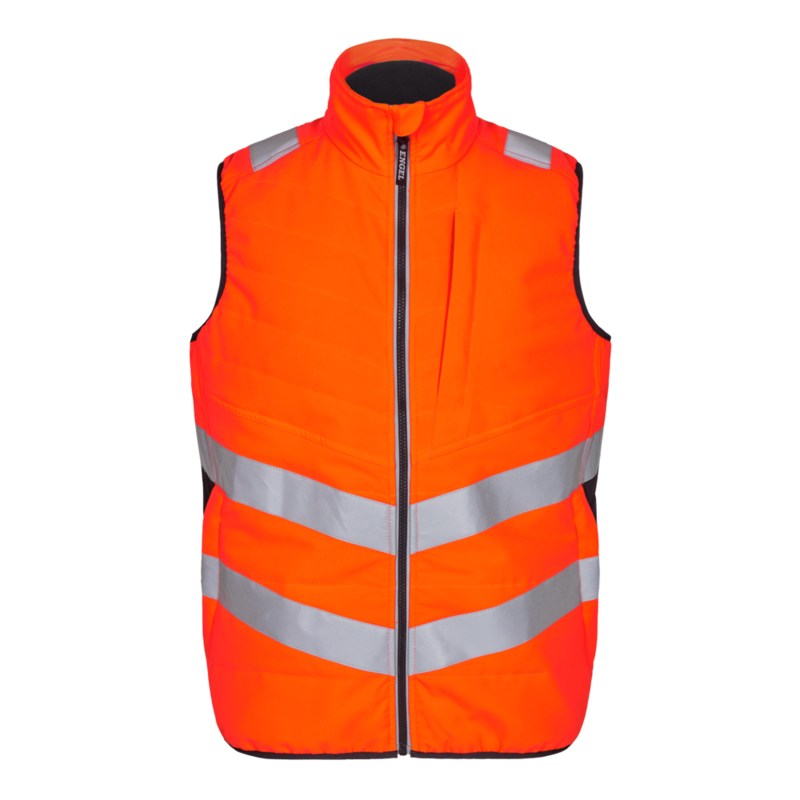 Vest Hi-vis 5159 Orange/Antrazitgrå, str. S