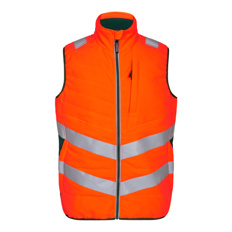 Vest Hi-vis 5159 Orange/Grøn, str. M