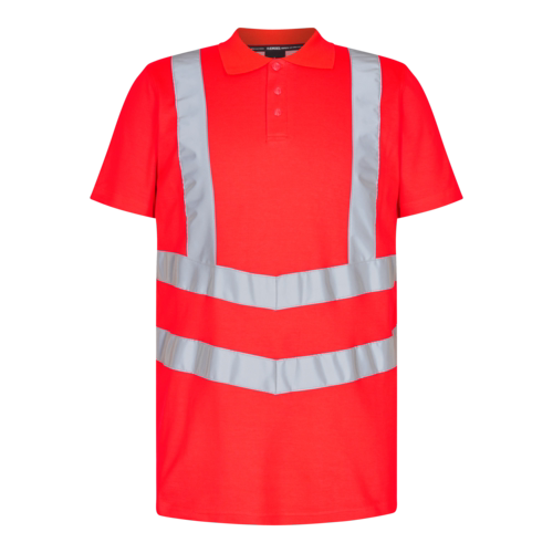 Poloshirt Hi-vis 9546 Rød, str. XL