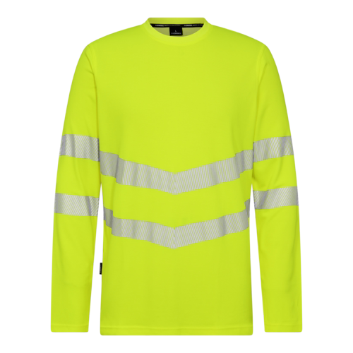 T-shirt L/Æ Hi-vis 9555 Gul, str. L