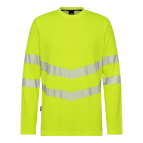 F. Engel - T-shirt L/Æ Hi-vis 9555 Gul