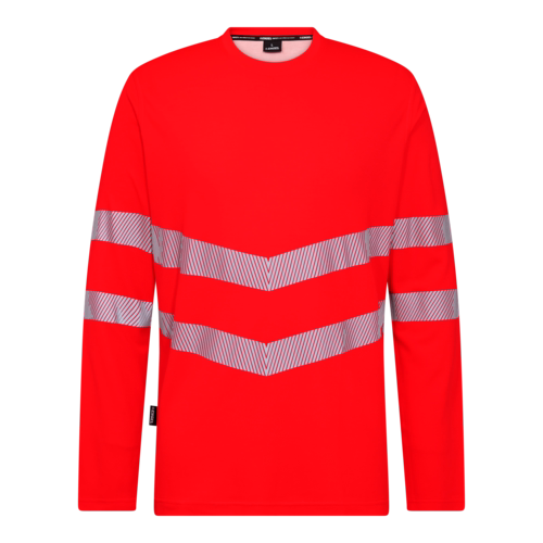 T-shirt L/Æ Hi-vis 9555 Rød, str. 2XL