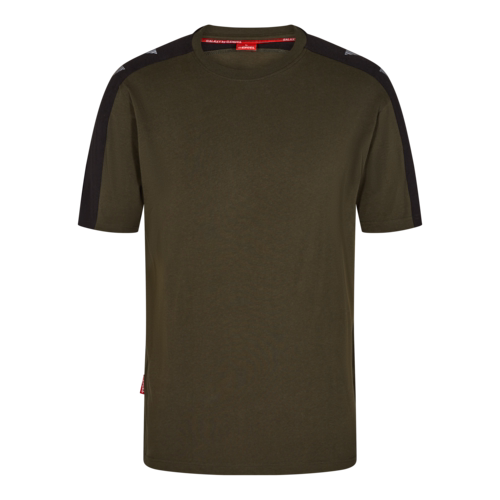 T-shirt 9810 Forest Green/Sort, str. L