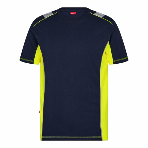 T-shirt 9870 Blue Ink/Gul, str. XS