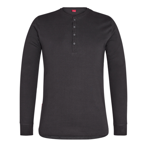 T-shirt Grandad L/Æ 9257 Antrazitgrå, str. S