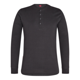 F. Engel - T-shirt Grandad L/Æ 9257 Antrazitgrå