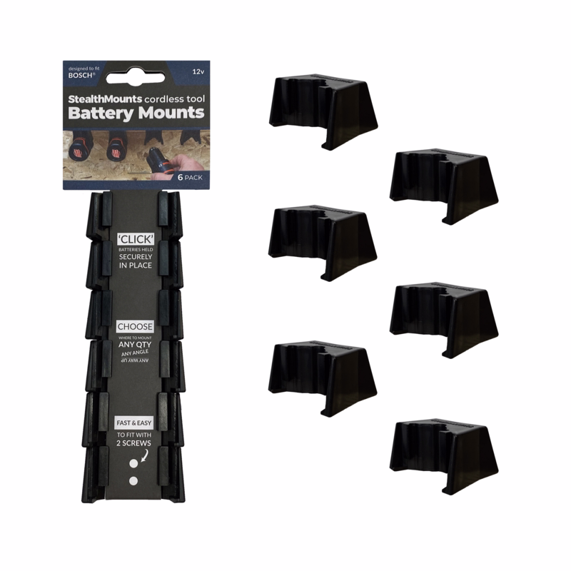 Batteriophæng t/12V Bosch batteri, pk. á 6 stk.