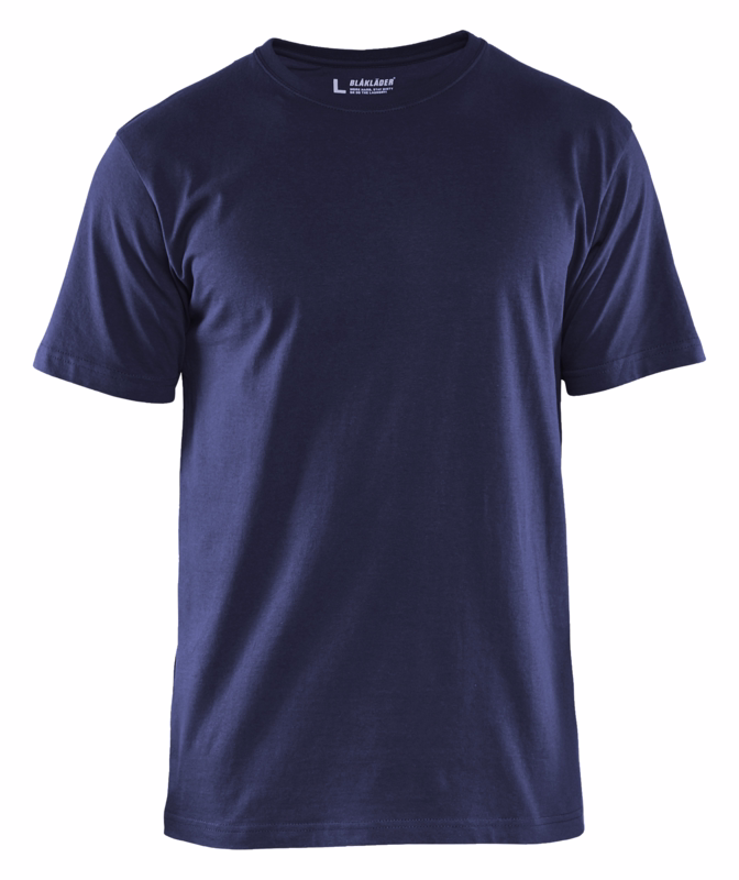 T-shirt 3625 5-pak Marineblå, str. XS