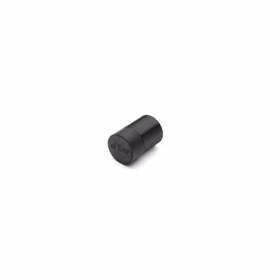 d line - Dørstop PVD Sort t/væg Ø14x21mm