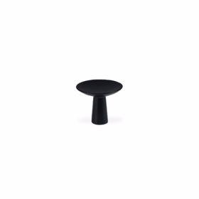   - Møbelknop sort Ø30x25mm