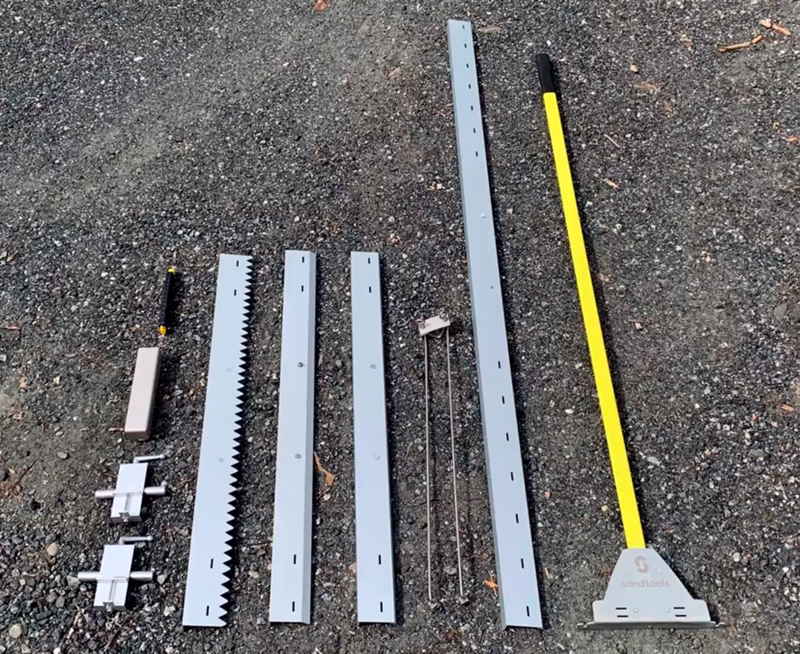 Sandafretningssæt komplet