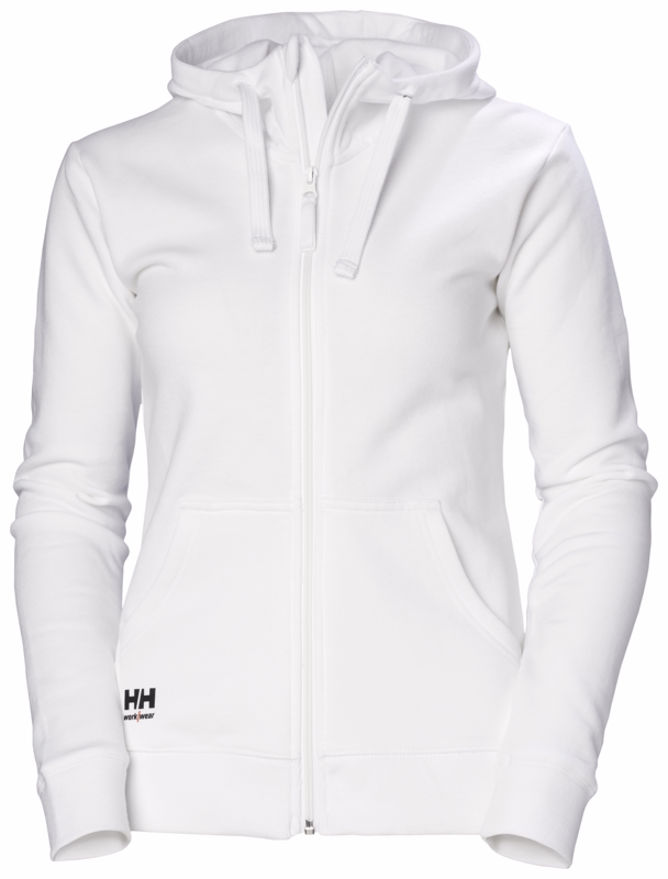 Hættetrøje Dame 79323 Classic White, str. XS