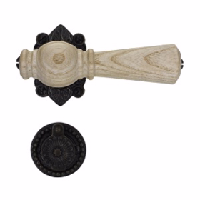 Sibes - Dørgreb ask natur Almue 670 m/brun roset 45x65 Østerbro