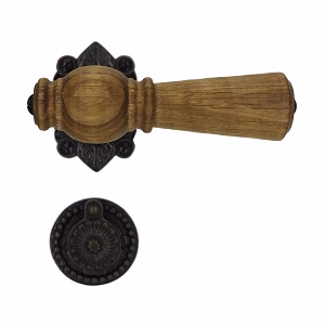 Dørgreb eg natur Almue 670 m/brun roset 45x65 Østerbro