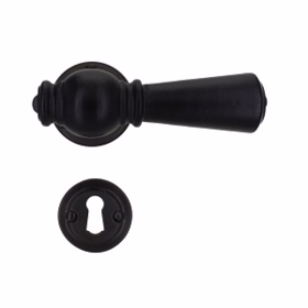 Sibes - Dørgreb sort Almue 670 m/brun roset Ø50 Østerbro