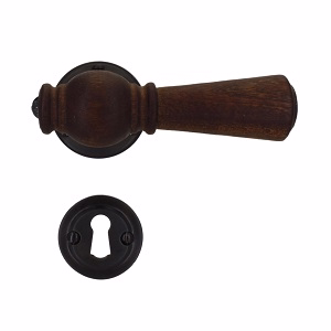 Dørgreb mahogni Almue 670 m/brun roset Ø50 Østerbro