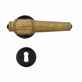 Sibes - Dørgreb eg natur Almue 671 m/brun roset Ø50 Svanemølle