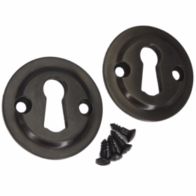 Sibes - Nøgleskilte mess brun 1771-TR Ø45mm cc38mm