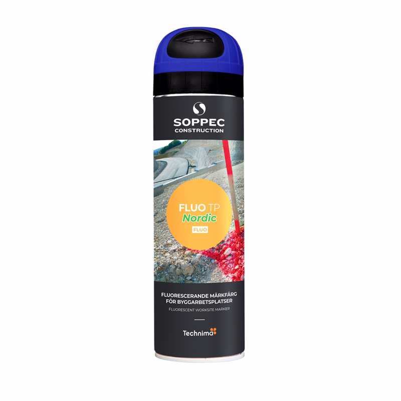 Markeringsspray Blå TP FLUO Nordic, 500 ml