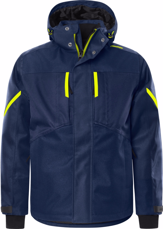 Vinterjakke Hi-vis 127559 Marine/gul, str. S