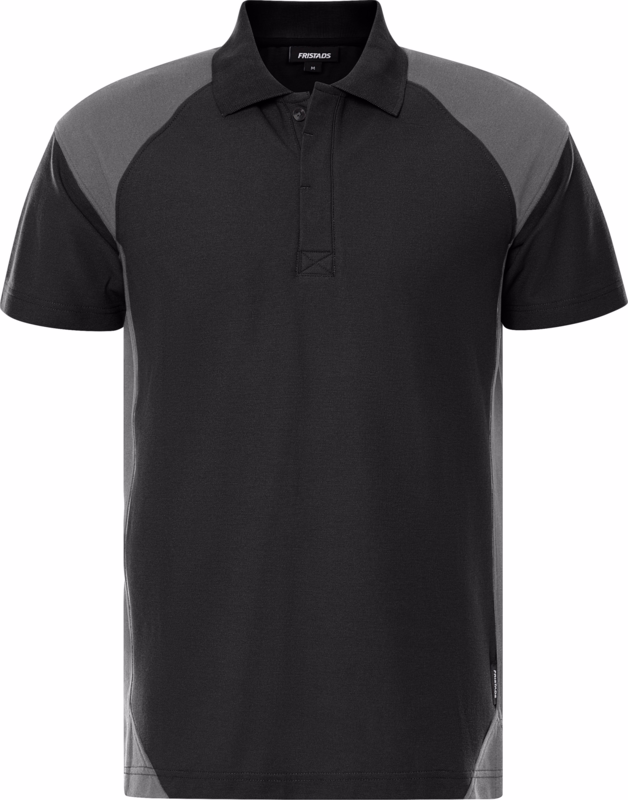 Poloshirt Heavy 300509 Sort/grå, str. 3XL