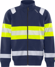 Fristads - Sweatjakke Hi-vis 301562 Gul/marine