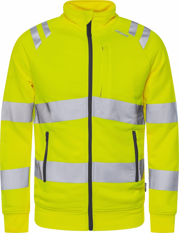 Sweatjakke Hi-vis 301024 Gul, str. XS
