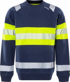 Fristads - Sweatshirt Hi-vis 301030 Gul/marine