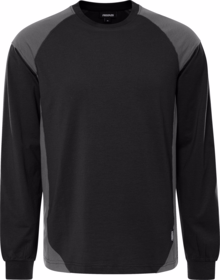 Fristads - T-shirt L/Æ 301171 Sort/grå