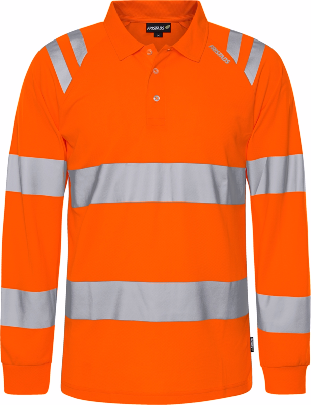 Poloshirt L/Æ Hi-vis 301260 Orange, str. L