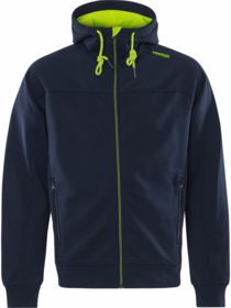 Fristads - Hættesweatjakke Hi-vis 301424 Gul/marine