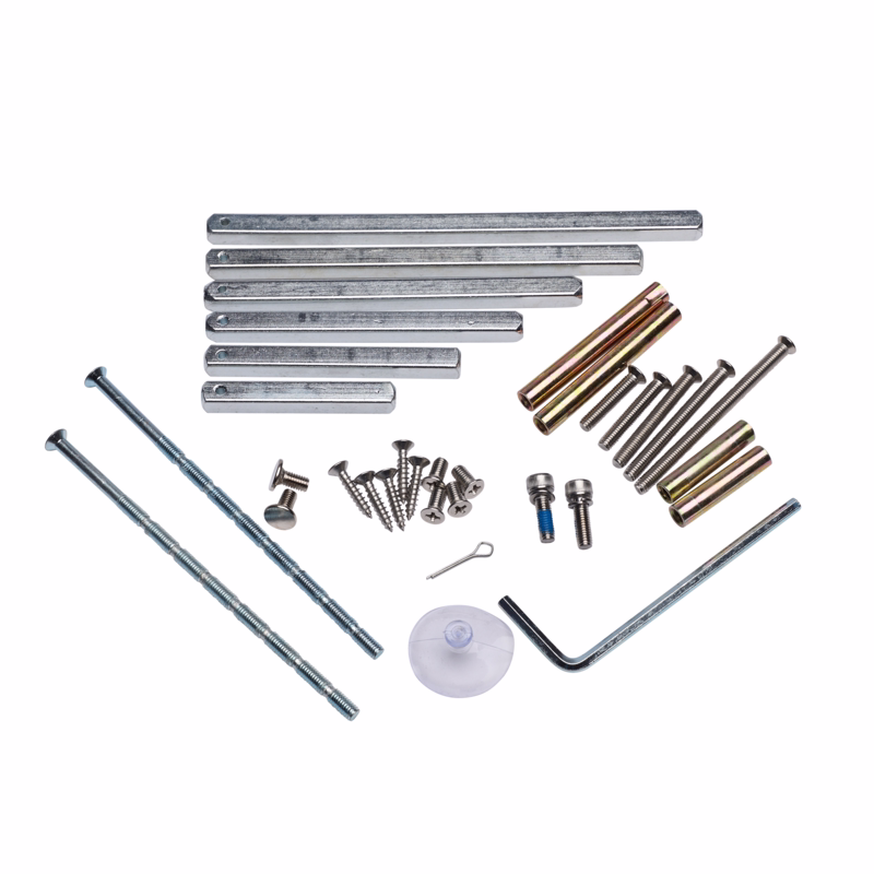 Tilbehørspakke t/døre optil 120mm, Tykkelse t/smartlock ST-2