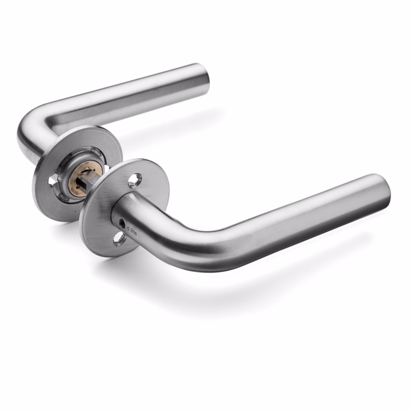 Dørgreb RS L-form Ø16 massiv cc30, 59-85