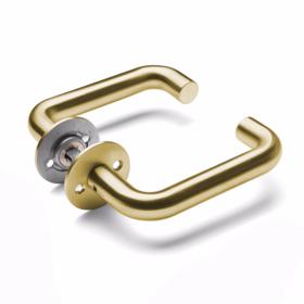 d line - Dørgreb mess PVD U-form Ø16 massiv cc30, 33-59