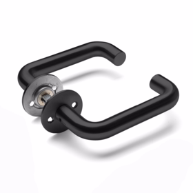 d line - Dørgreb PVD Sort U-form Ø16 massiv cc30, 33-59