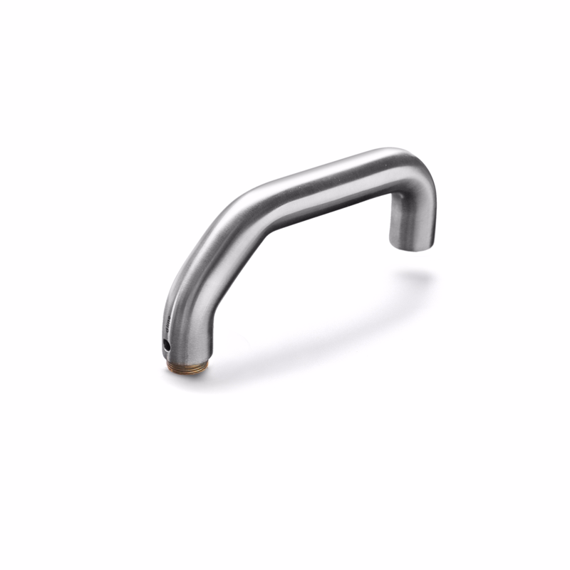 Dørgreb RS U-form Ø16 forsat u/roset halv