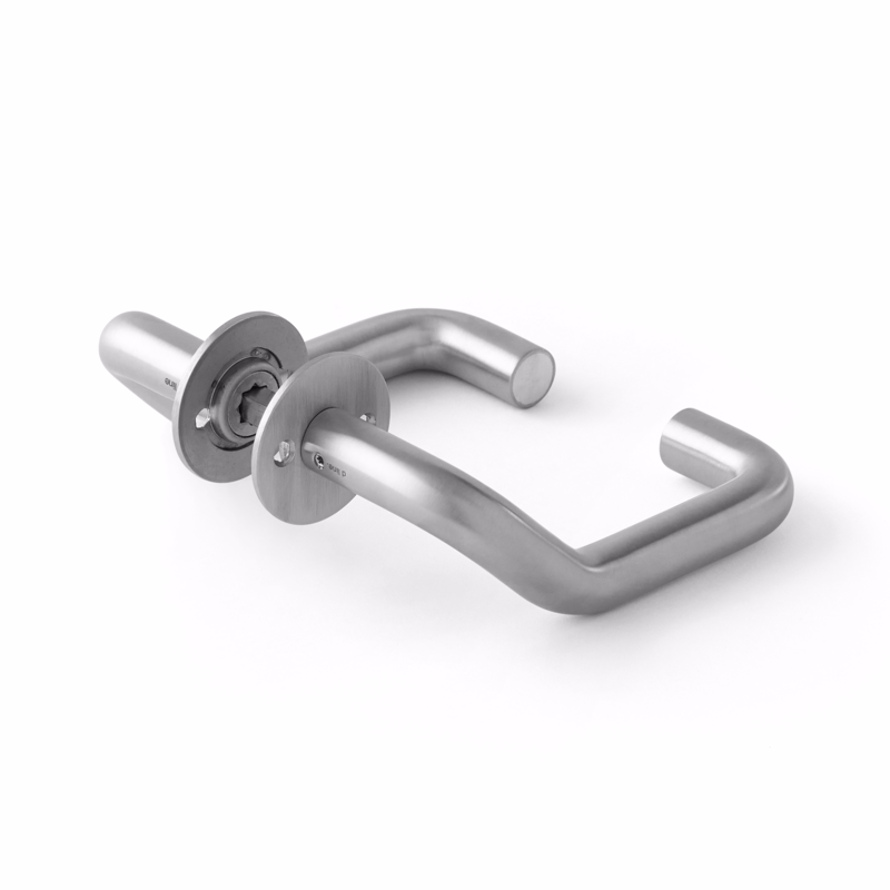 Dørgreb RS O-form Ø19 massiv cc30, 33-59