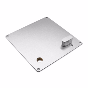 Faconskilt RS 175x175x2mm vrider V huller f/cylring cc105mm